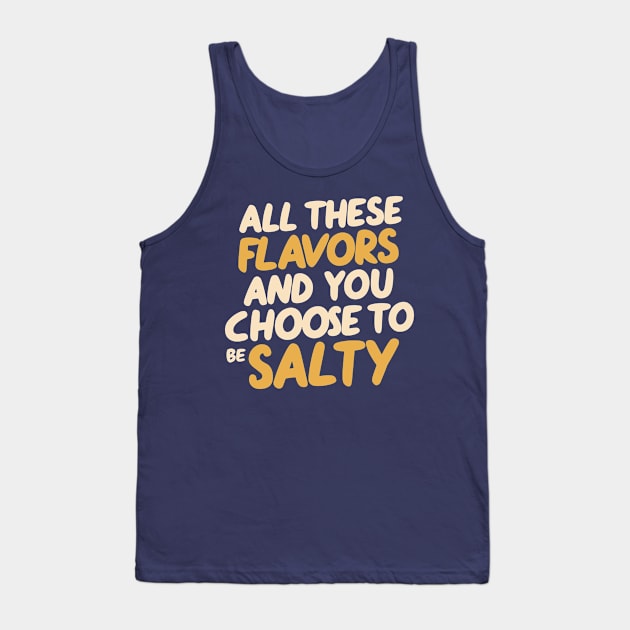 All these Flavors Tank Top by Yonbdl